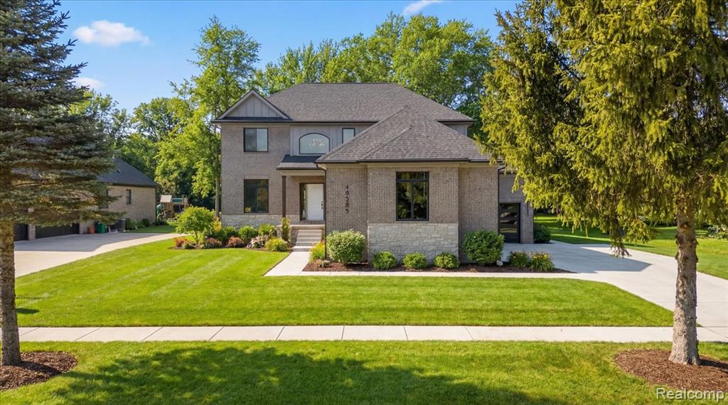 49585 White Mill Drive, Utica, MI 48317 — front exterior