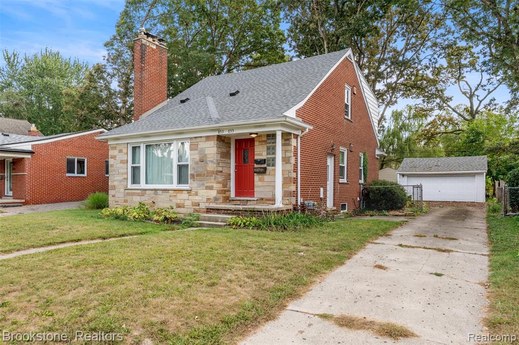 853 Leroy Street, Ferndale, MI 48220 — front exterior