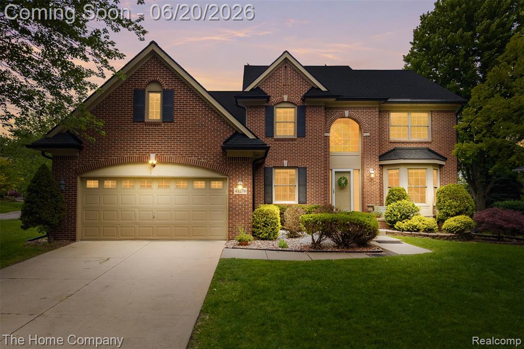 41278 Scarborough Lane, Novi, MI — front exterior