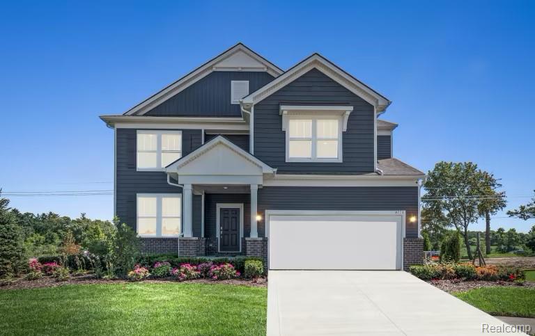 59611 Schuss Gully Drive, New Hudson, MI 48165 — front exterior