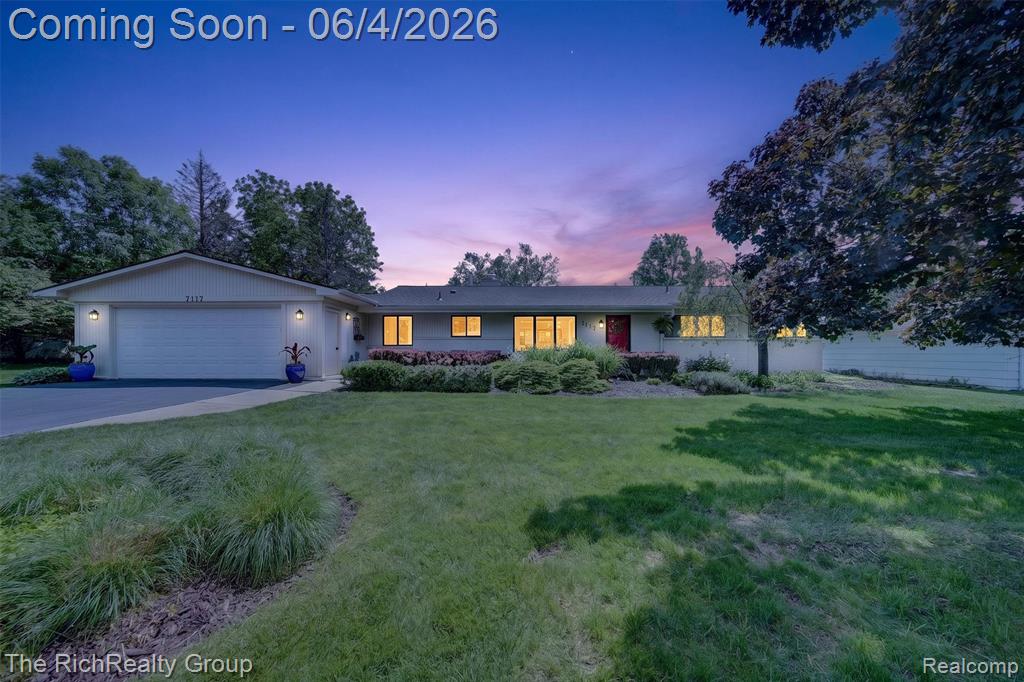 7117 Ward Eagle Drive, West Bloomfield, MI — front exterior