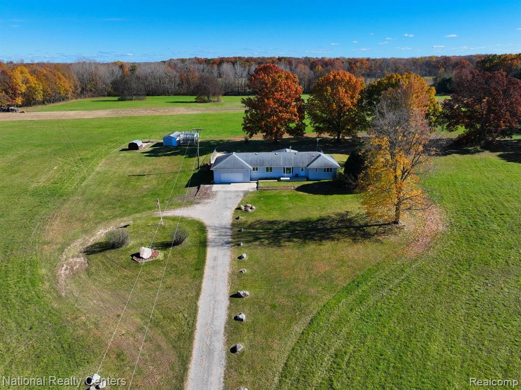 1755 KANE Road, Stockbridge, MI 49285 — front exterior