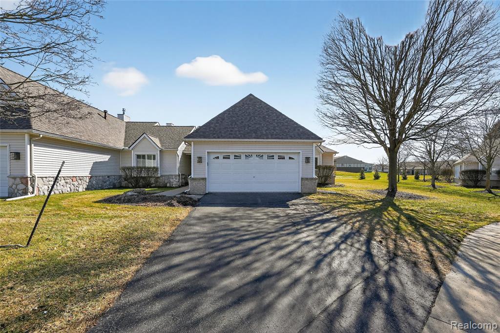 61019 Evergreen Court, South Lyon, MI 48178 — front exterior