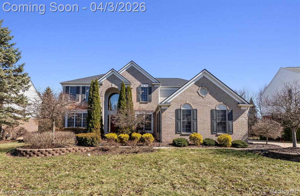 44481 White Pine Circle E, Northville, MI — front exterior