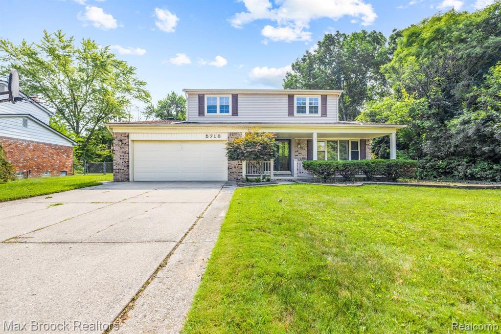 5718 Marble Drive, Troy, MI 48085 — front exterior