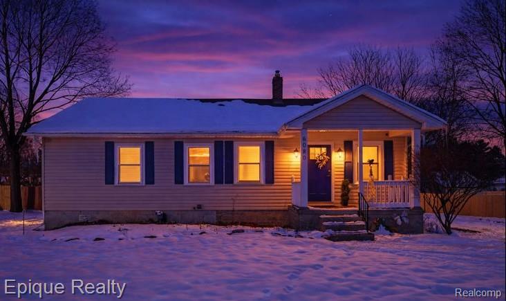 6080 Northrup Drive, Waterford, MI 48329 — front exterior