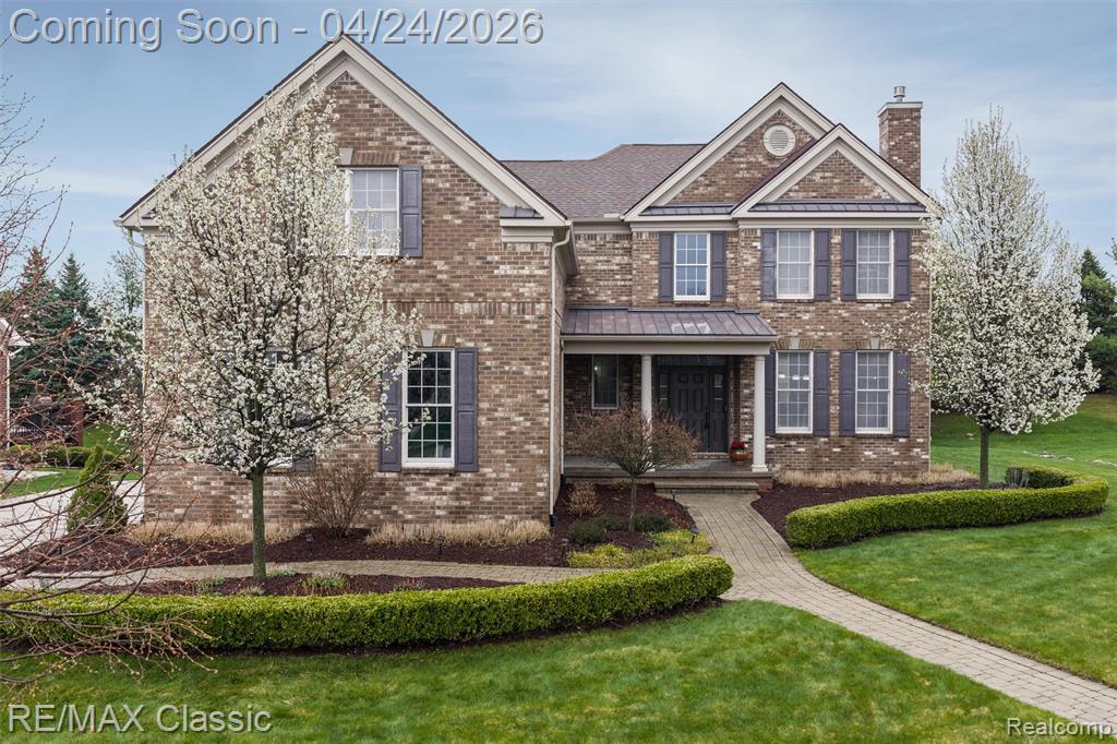50282 Langley Drive, Novi, MI — front exterior