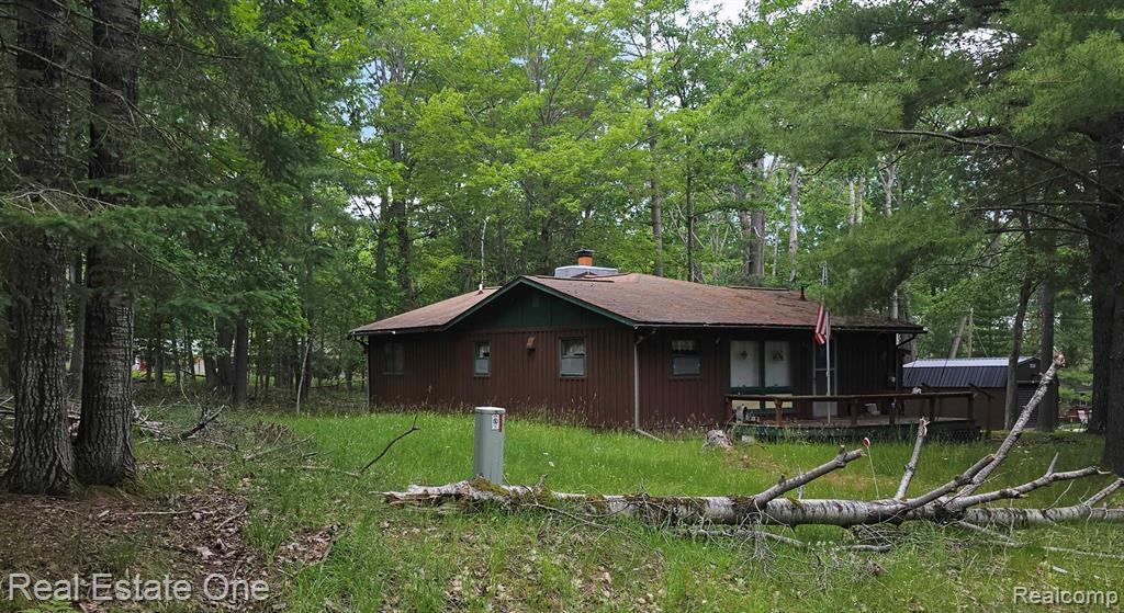 4233 N Pheasant Road, Lincoln, MI 48742 — front exterior