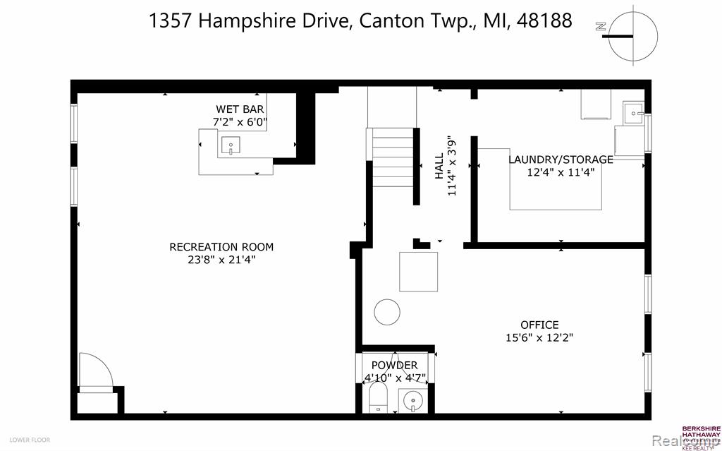 1357 Hampshire Drive, Canton, MI 48188 — Photo 31