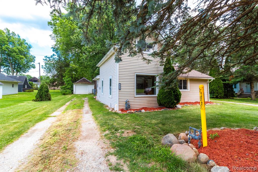 16538 27 MILE Road, Ray, MI — front exterior