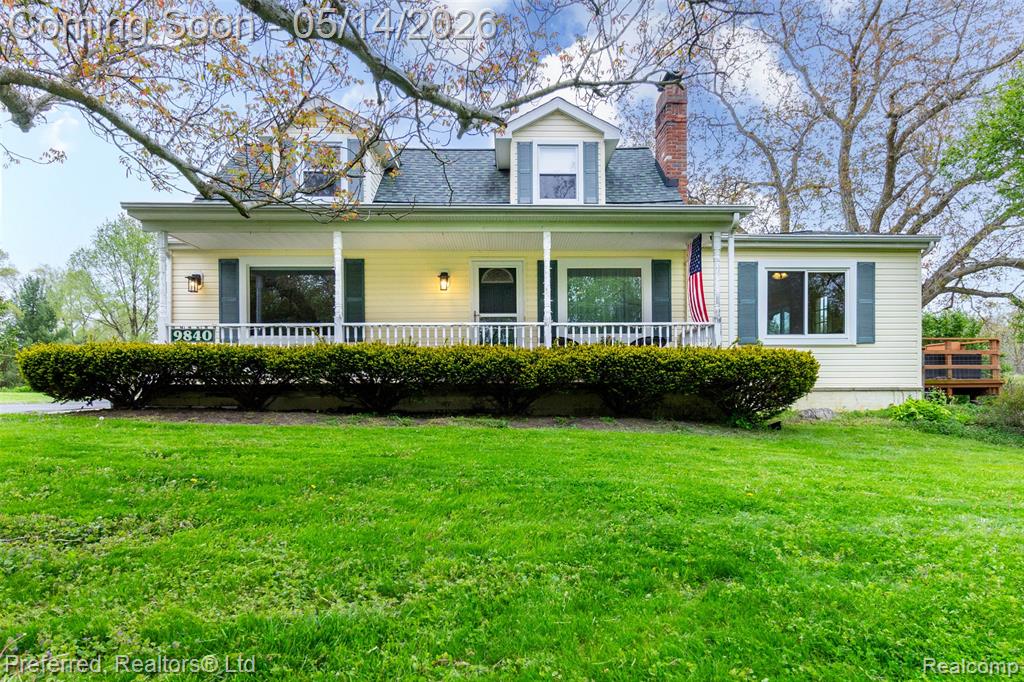 9840 Currie Road, Northville, MI 48167 — front exterior