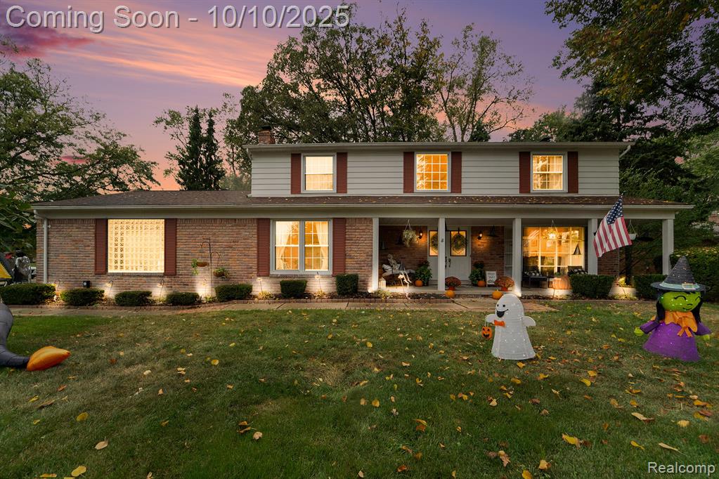 4843 Regency Drive, Shelby Twp, MI 48316 — front exterior