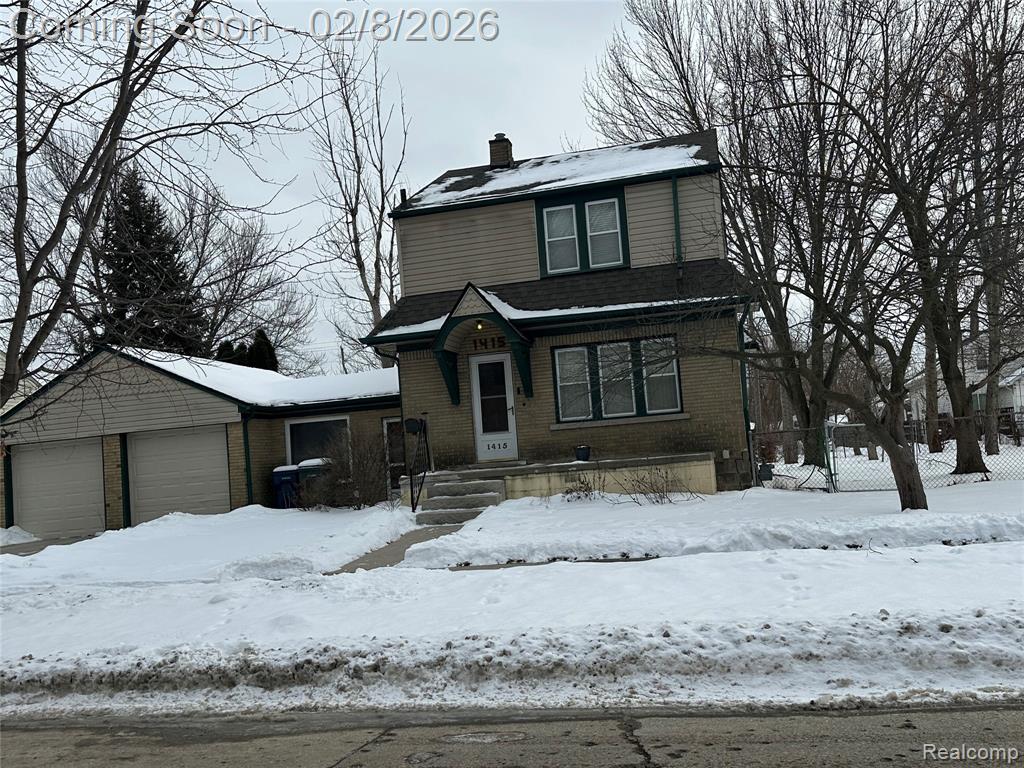 1415 Richmond Avenue, Lincoln Park, MI 48146 — front exterior