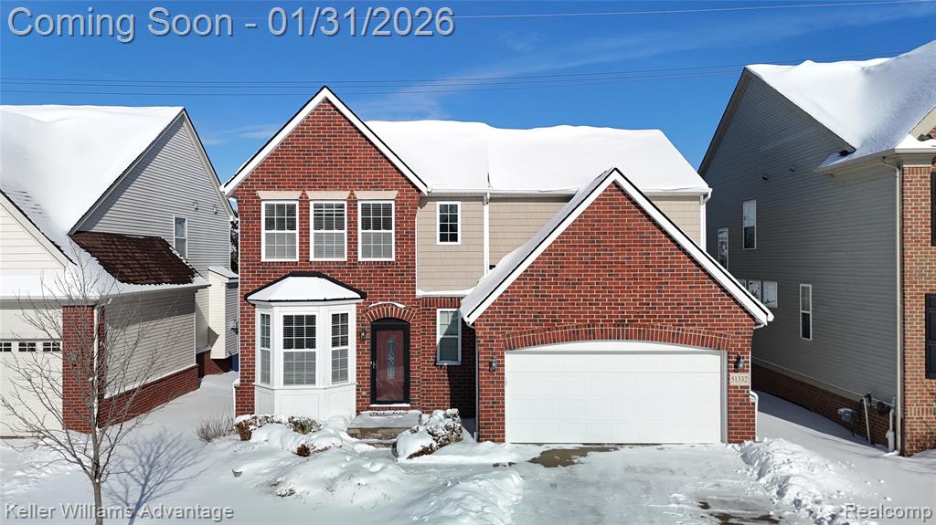 51332 E Bourne Terrace, Novi, MI — front exterior