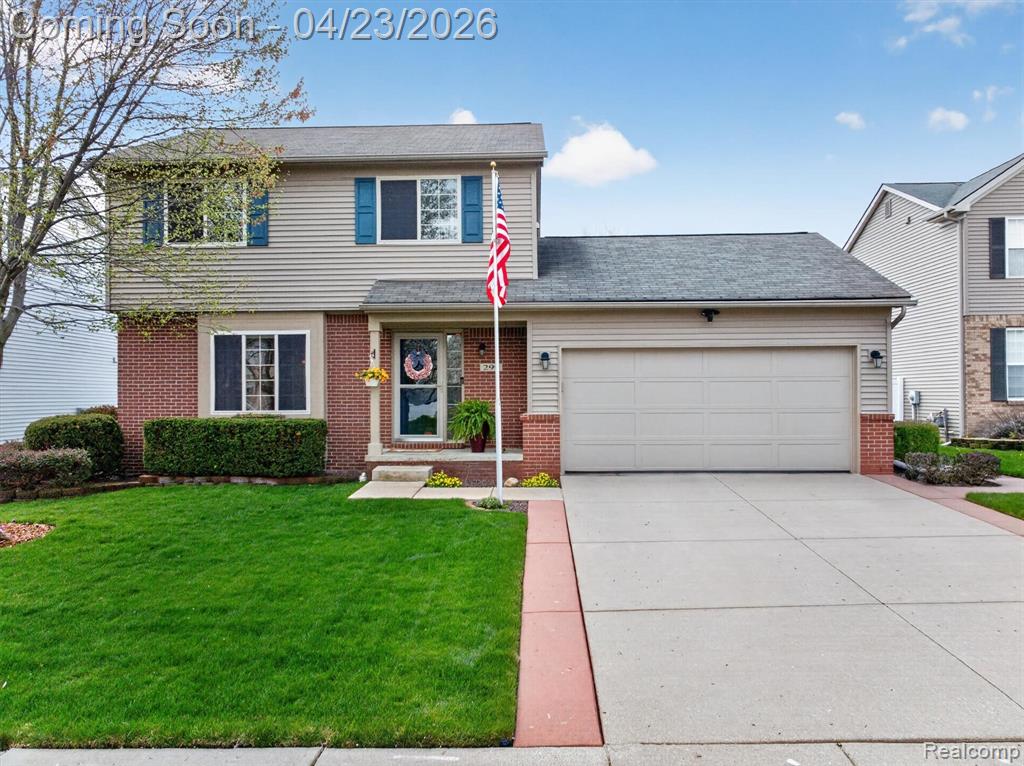 299 Dundee Ridge Drive, Dundee, MI 48131 — front exterior