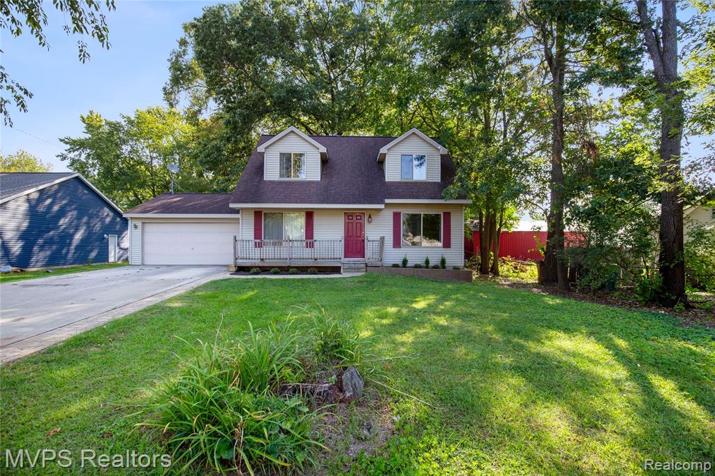 4636 Jerome Road, Clarkston, MI — front exterior