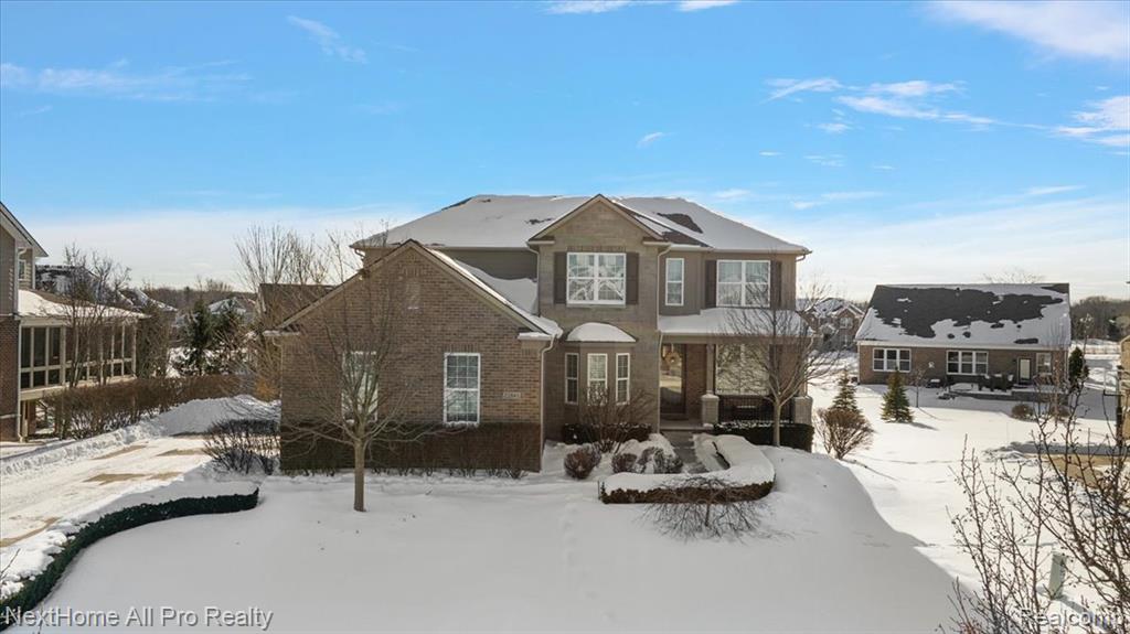 22841 Shepherds Hollow Drive, South Lyon, MI 48178 — front exterior