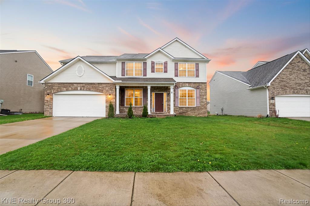 1197 Secretariat Way, Howell, MI 48843 — front exterior