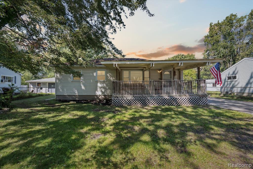 21832 Fenster Street, Sumpter, MI 48111 — front exterior