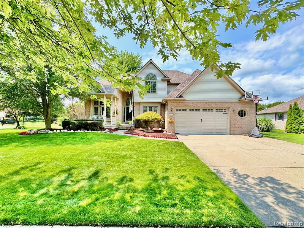 52611 FOREST HILL Drive, Chesterfield, MI 48047 — front exterior