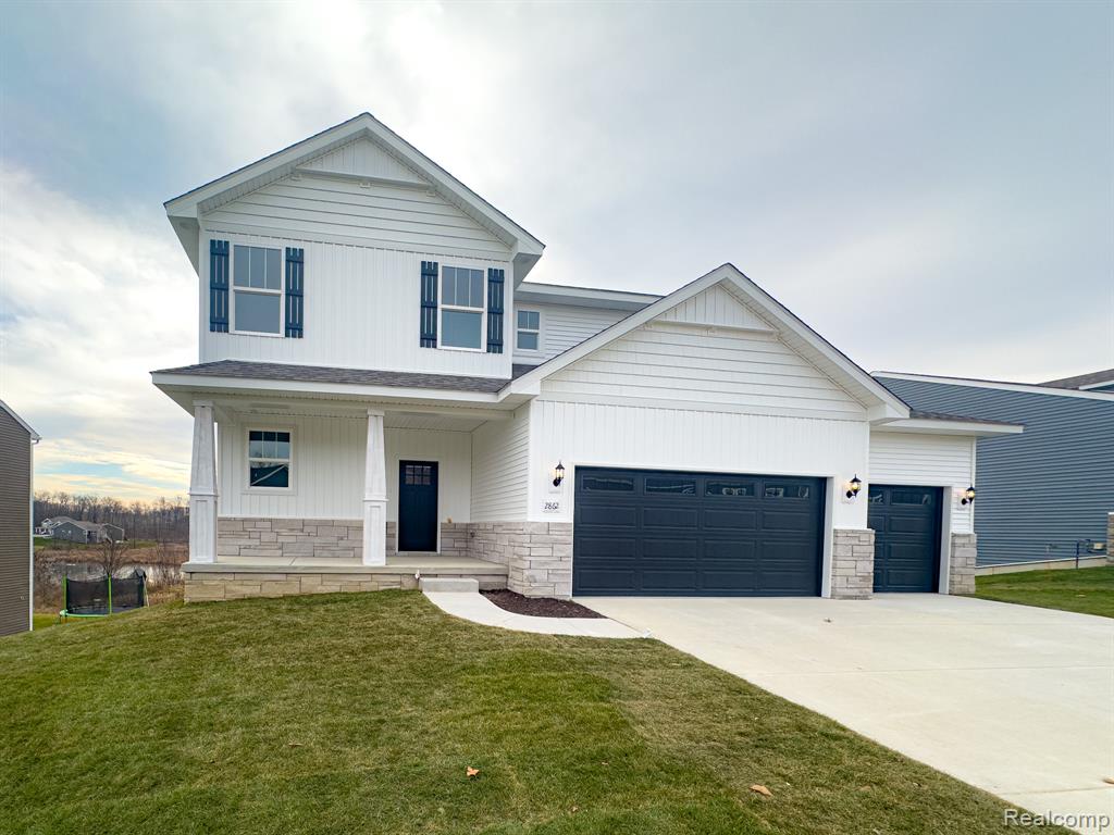 579 ROUND ROCK (MOH80), Howell, MI 48843 — front exterior