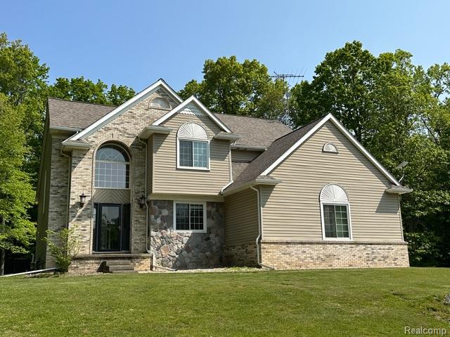 1727 Pero Lake Road, Lapeer, MI 48446 — front exterior