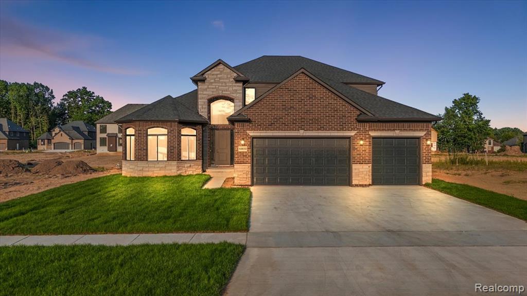 50622 TIMBERSTONE Drive, Macomb, MI 48042 — front exterior