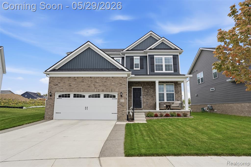 6111 Kingsley Court, Clarkston, MI — front exterior