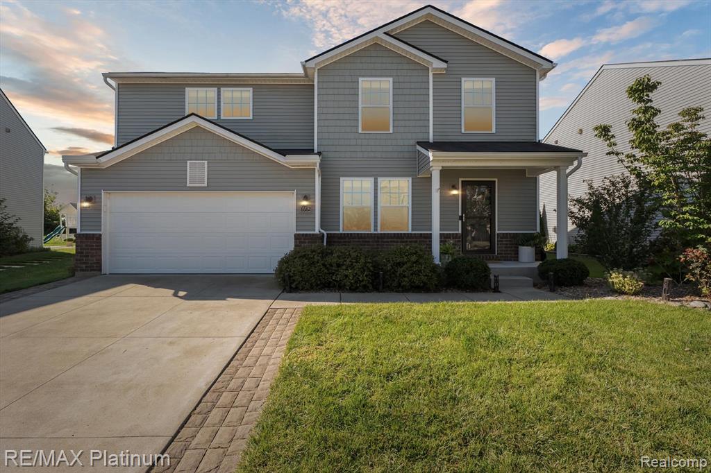 8682 Magnolia Way, Dexter, MI 48130 — front exterior