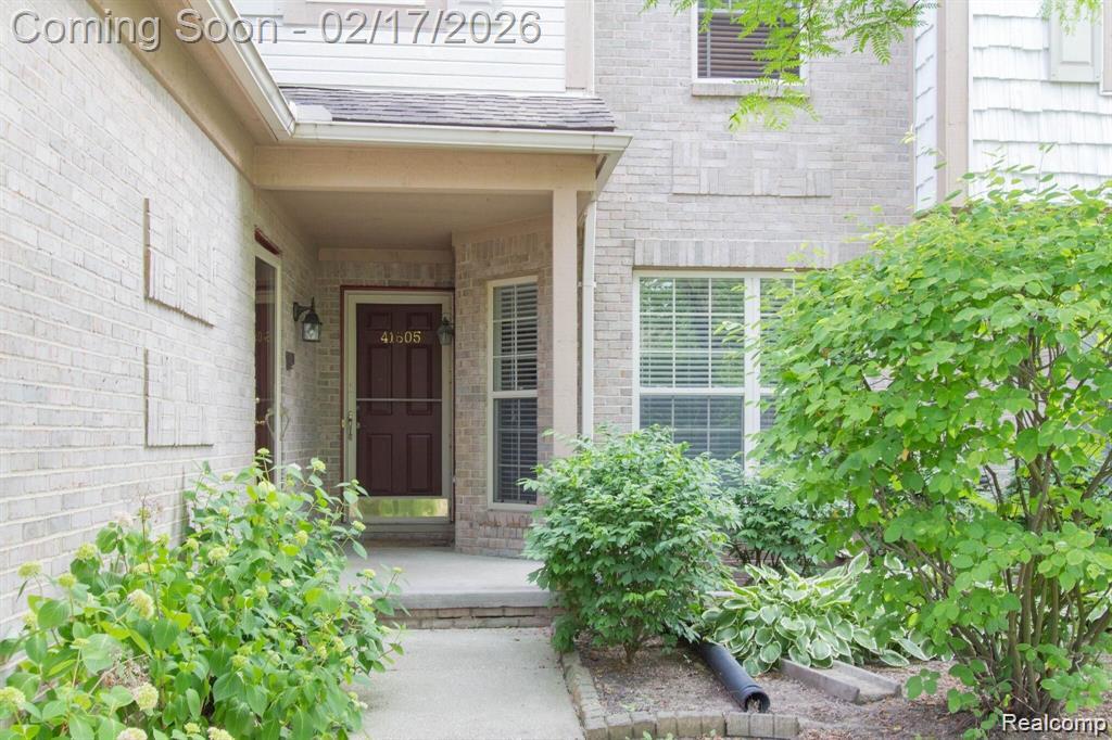 41605 COPPER CREEK Drive, Canton, MI 48187 — front exterior