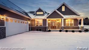 3351 Sheffield Drive, Howell, MI 48855 — front exterior