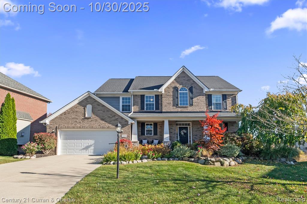 50499 Cottonwood Court, Plymouth, MI 48170 — front exterior