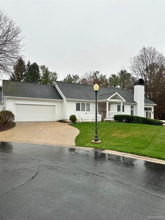 105 QUIET CREEK Circle, Chelsea, MI 48118 — front exterior