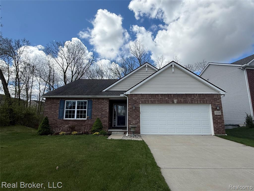 1313 Secretariat Way, Howell, MI 48843 — front exterior