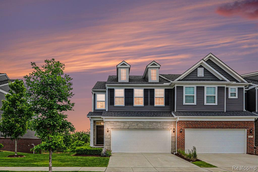 4871 Broomfield Way, Lake Orion, MI — front exterior
