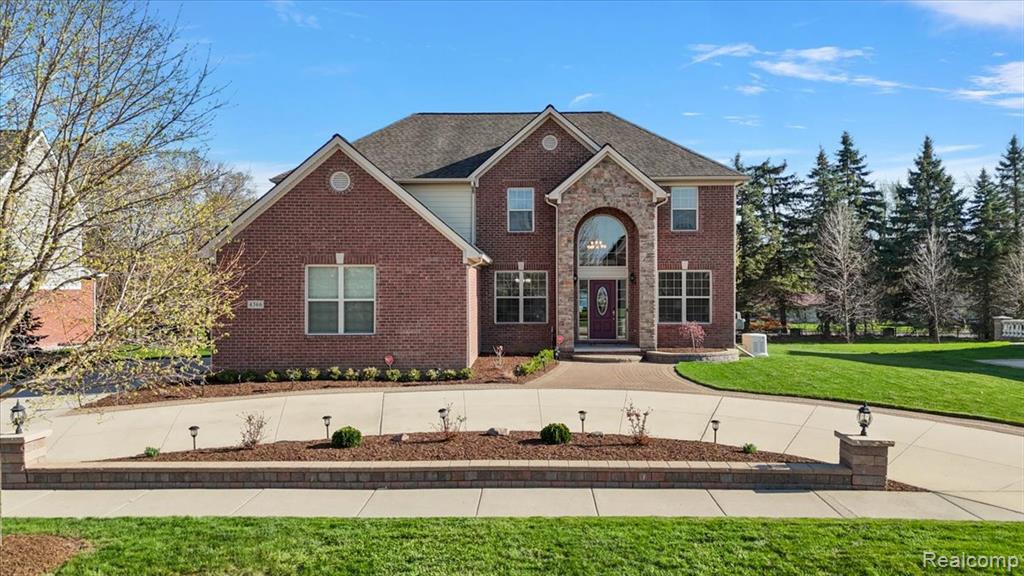 4366 S Lake Lane, Shelby Twp, MI 48316 — front exterior