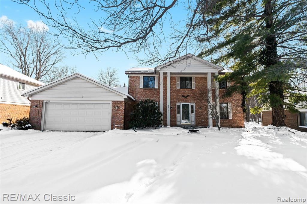 6313 Kiev Street, West Bloomfield, MI 48324 — front exterior