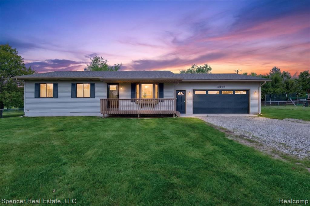 5988 Waldon Road, Clarkston, MI — front exterior
