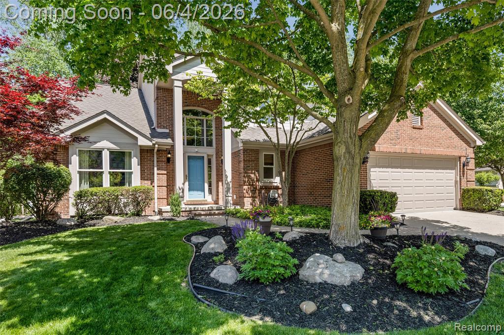 42812 Ledgeview Drive, Novi, MI 48377 — front exterior