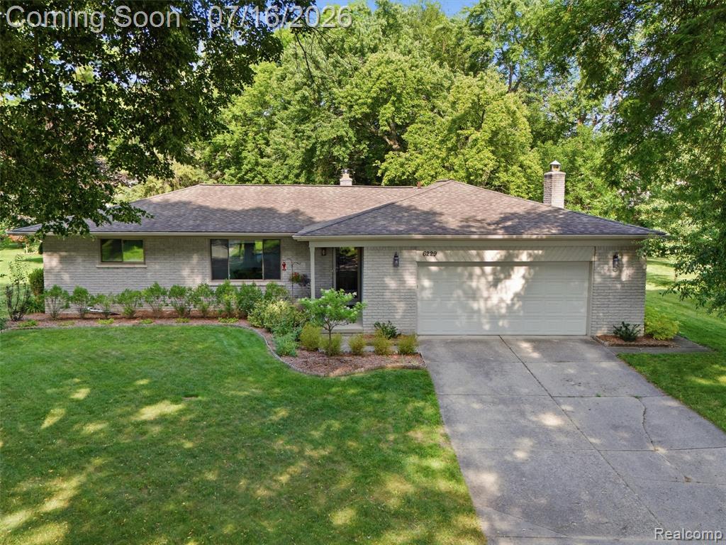 6229 Sandshores Drive, Troy, MI 48085 — front exterior