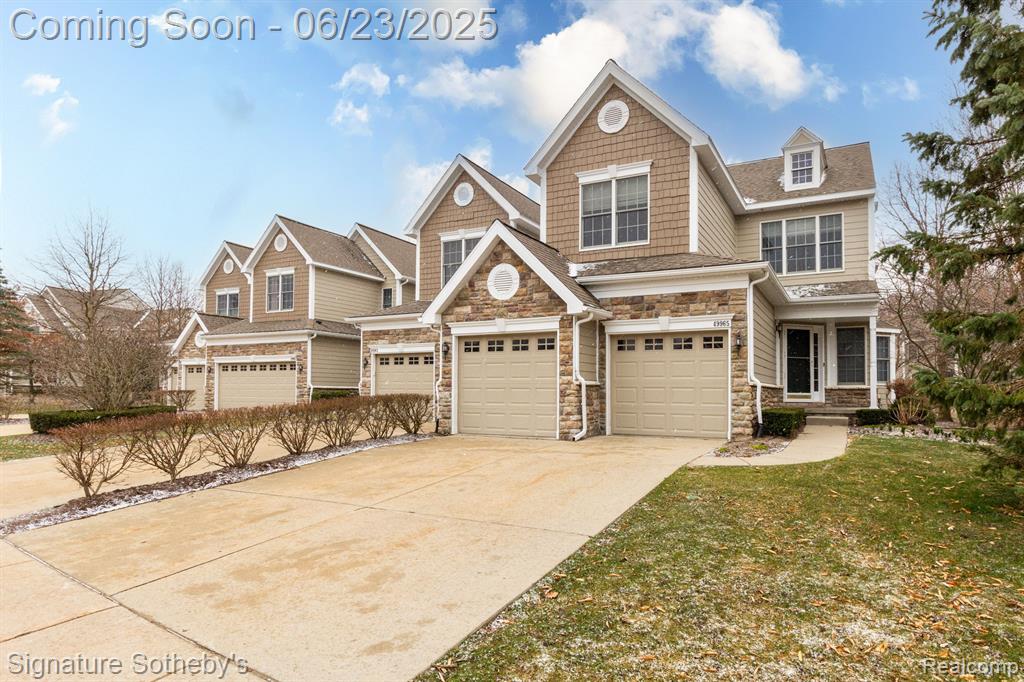 49965 BLACKBERRY Trail, Novi, MI — front exterior