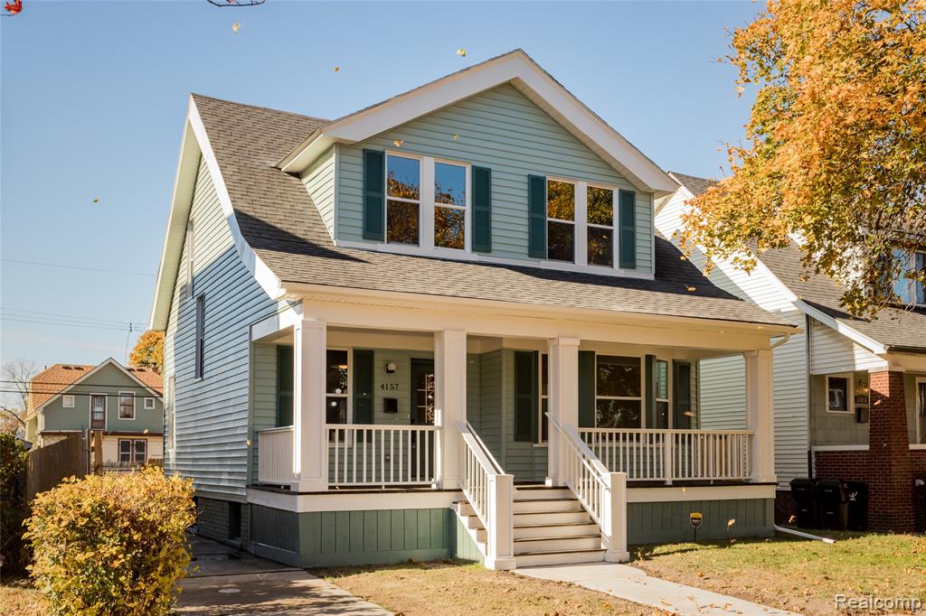 4157 Burns Street, Detroit, MI 48214 — front exterior