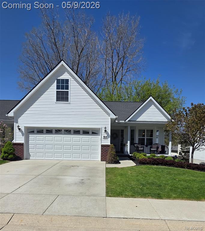 814 Nelsons Ridge Drive, Howell, MI 48843 — front exterior