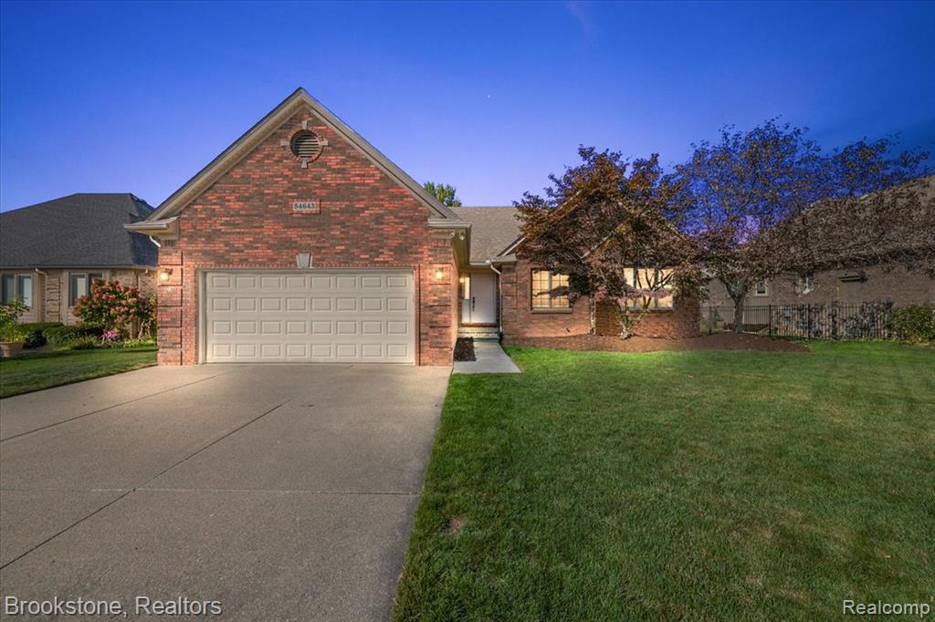 54643 Berryfield Drive, Macomb, MI 48042 — front exterior