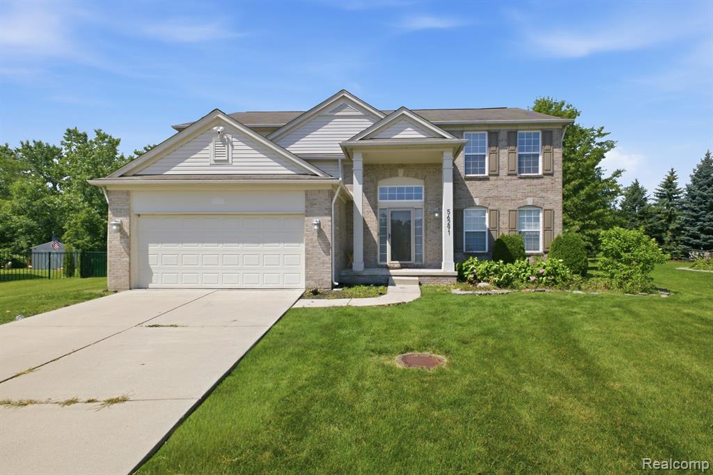 56291 Hastings Drive, Macomb, MI 48042 — front exterior
