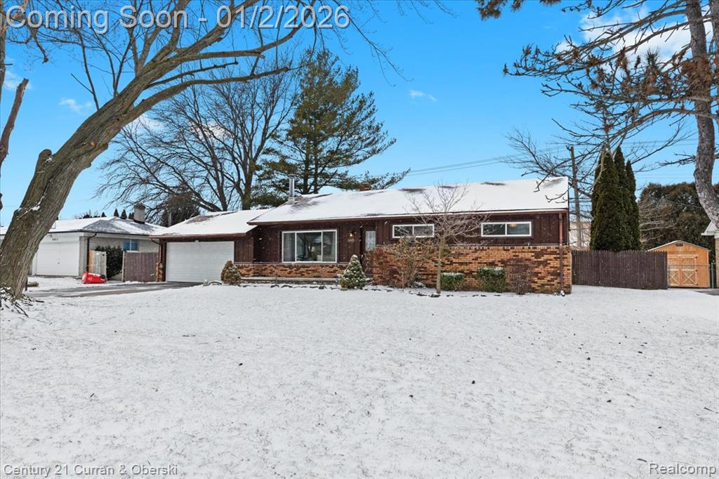 39925 Bridgeview Street, Harrison Township, MI — front exterior