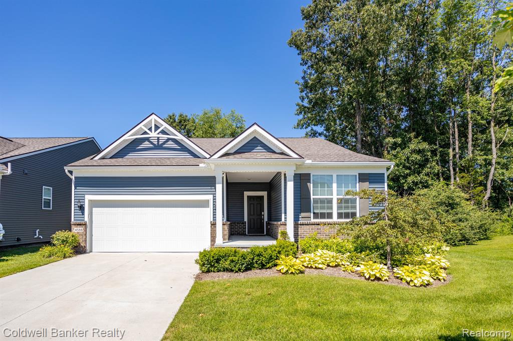 4588 RESERVE Way, Brighton, MI 48116 — front exterior