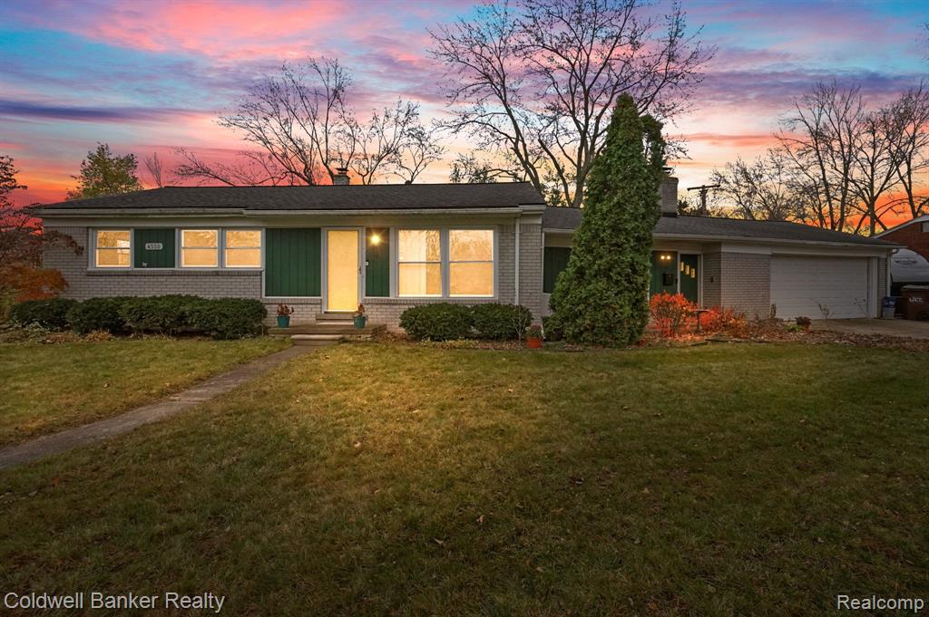 4550 JUSTINE Street, Shelby Twp, MI 48317 — front exterior