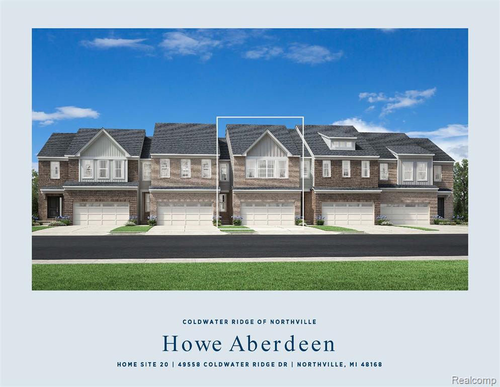 49558 Coldwater Ridge Drive, Northville, MI 48168 — front exterior