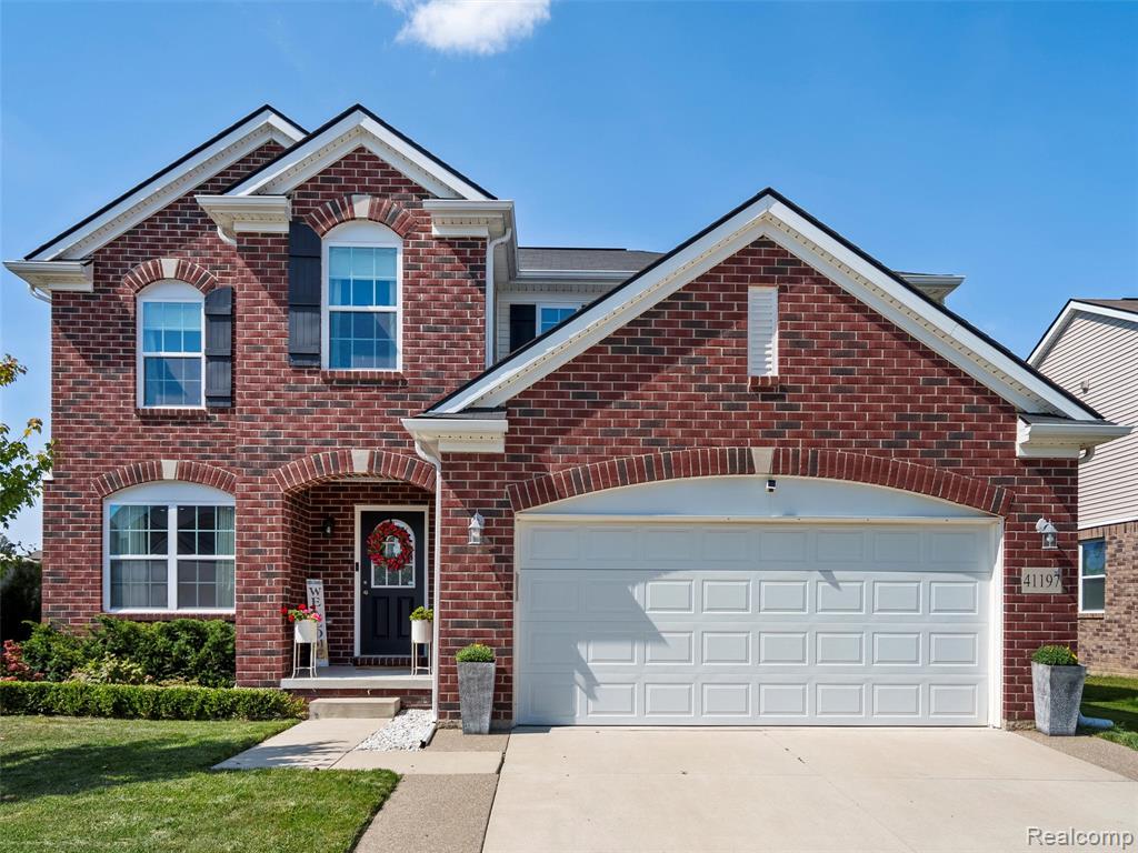41197 Dortmund Drive, Clinton Twp, MI 48038 — front exterior